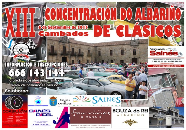 XIII CONCENTRACION ALBARIÑO DE CLASICOS CARTEL 2015.jpg